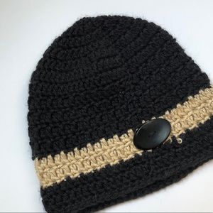 Hand knitted beanie
